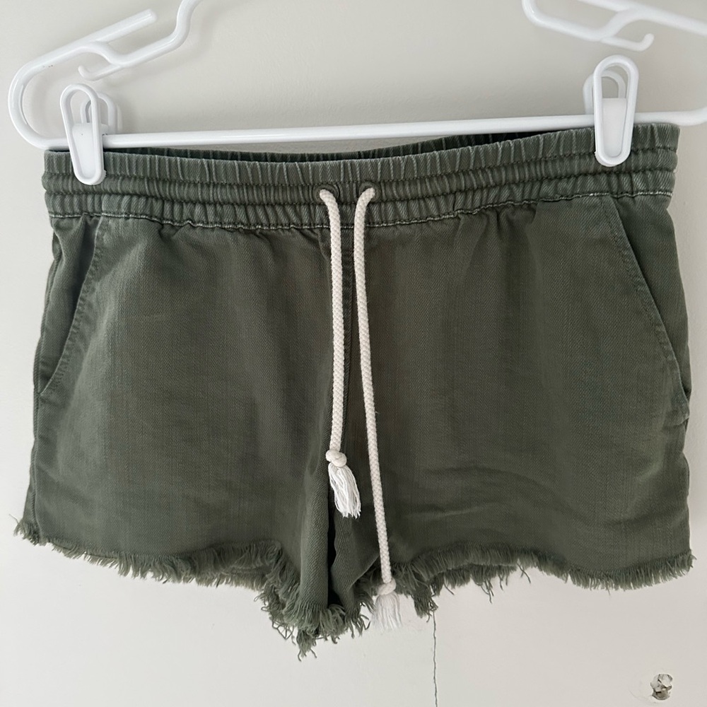 Aerie Olive Green Drawstring Shorts – Size S